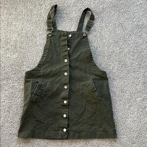 Miami Olive Green Button-Down Dress
